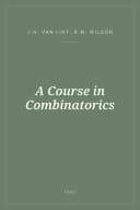 Portada de A Course in Combinatorics