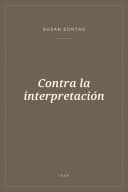 Portada de Contra la interpretación