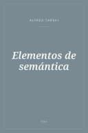 Portada de Elementos de semántica