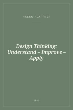 Portada de Design Thinking: Understand – Improve – Apply
