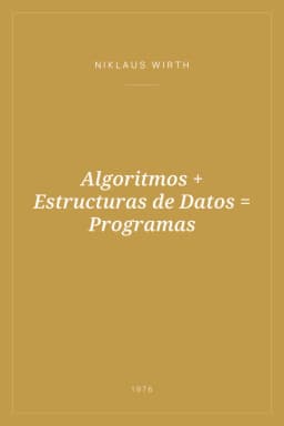 Portada de Algoritmos + Estructuras de Datos = Programas