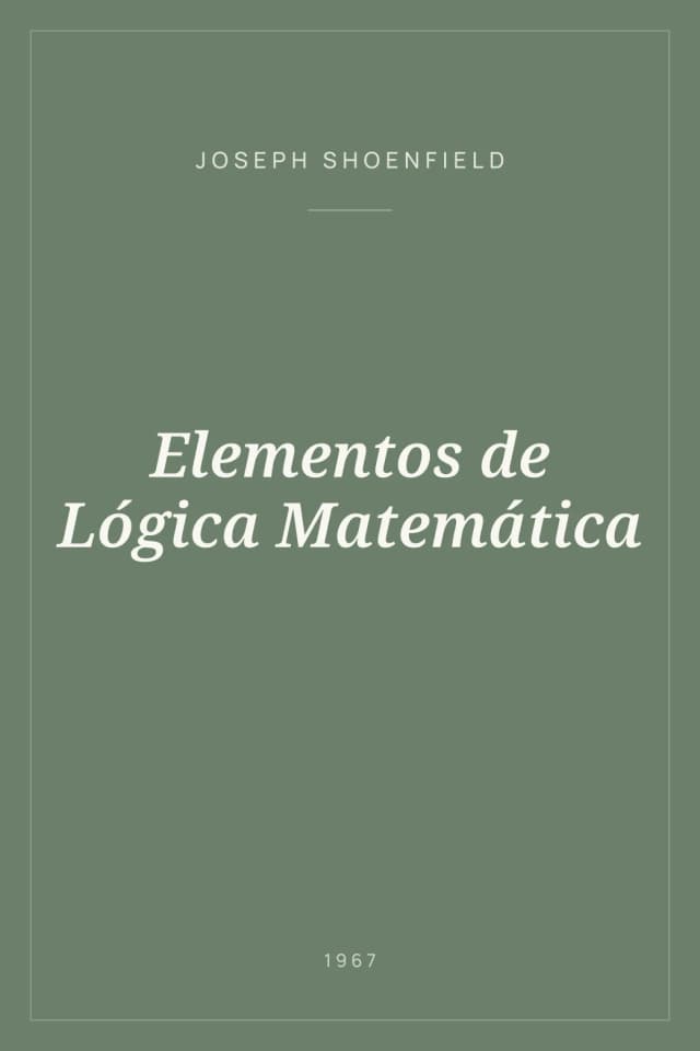 Portada de Elementos de Lógica Matemática