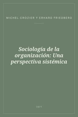 Portada de Sociología de la organización: Una perspectiva sistémica
