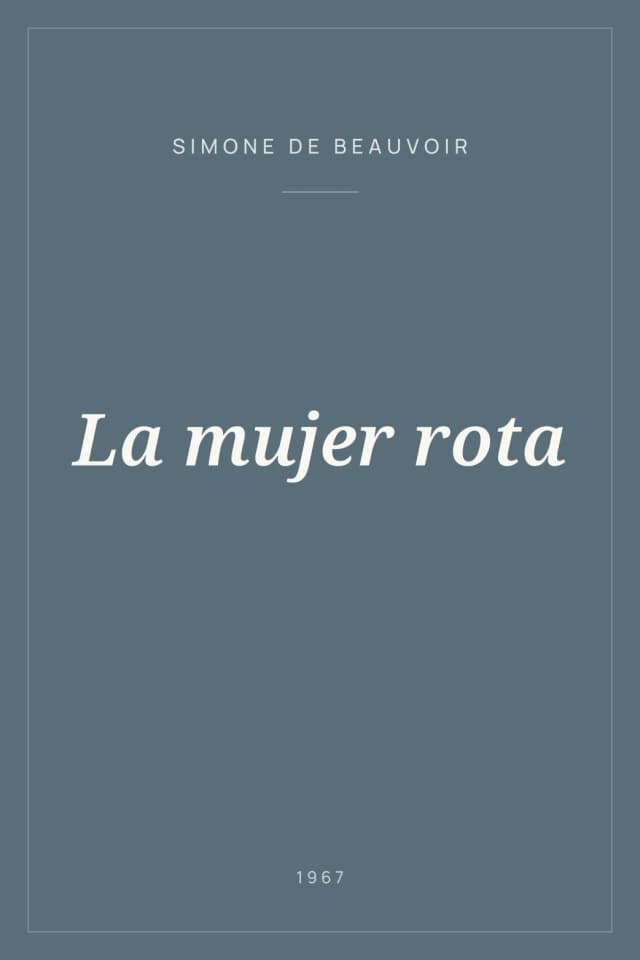 Portada de La mujer rota