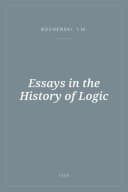 Portada de Essays in the History of Logic
