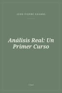 Portada de Análisis Real: Un Primer Curso