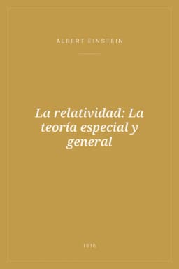 Portada de La relatividad: La teoría especial y general