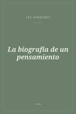 Portada de La biografía de un pensamiento