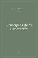 Portada de Principios de la Geometría