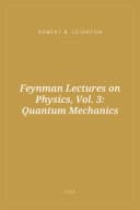 Portada de Feynman Lectures on Physics, Vol. 3: Quantum Mechanics