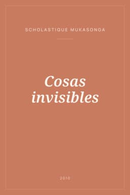Portada de Cosas invisibles