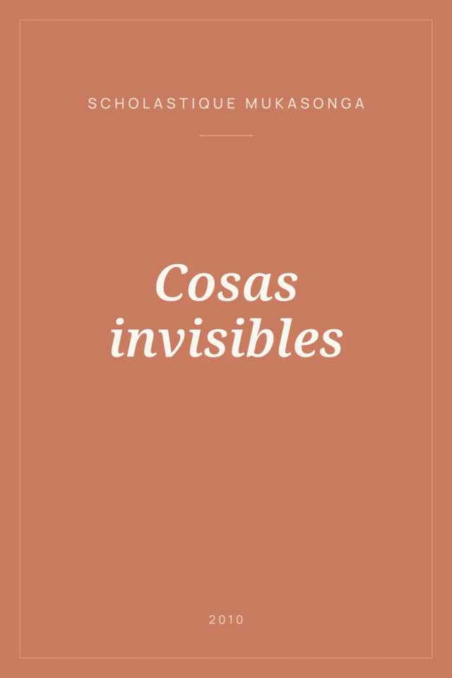 Portada de Cosas invisibles