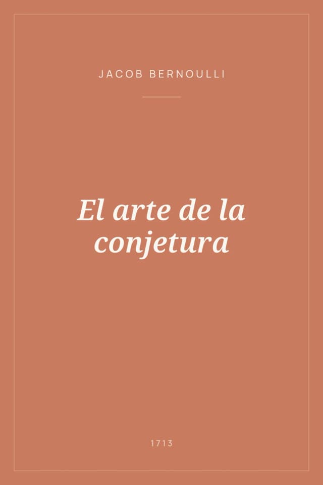 Portada de El arte de la conjetura
