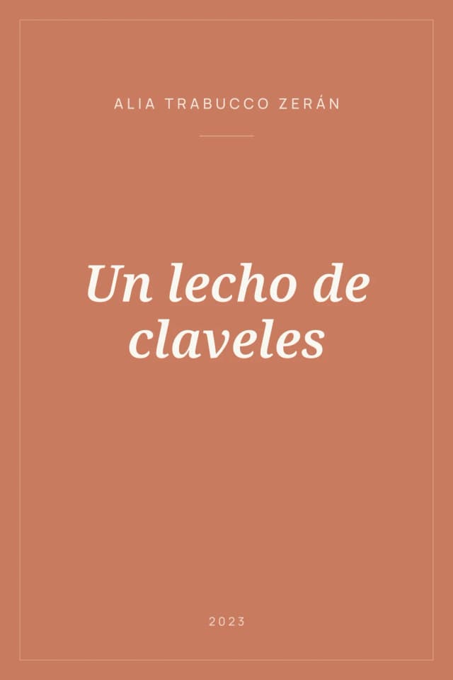 Portada de Un lecho de claveles