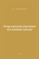 Portada de Programación funcional con lambda-cálculo