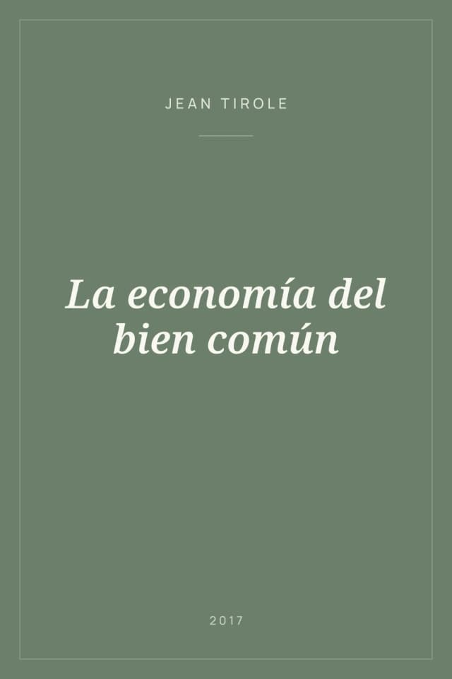 Portada de La economía del bien común
