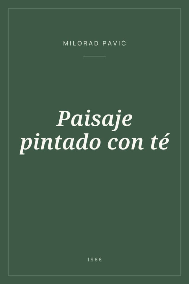 Portada de Paisaje pintado con té