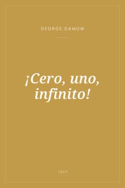 Portada de ¡Cero, uno, infinito!