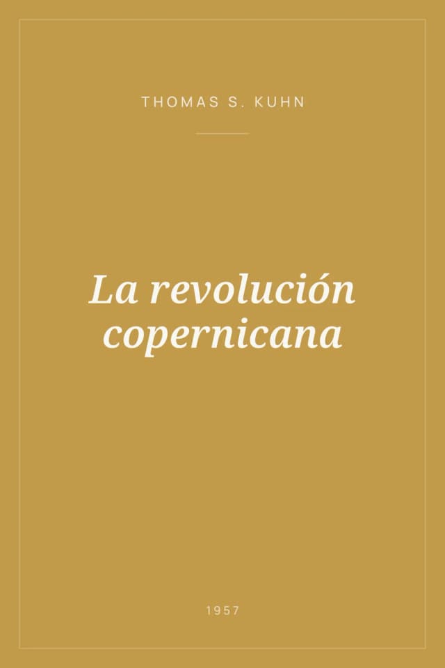 Portada de La revolución copernicana