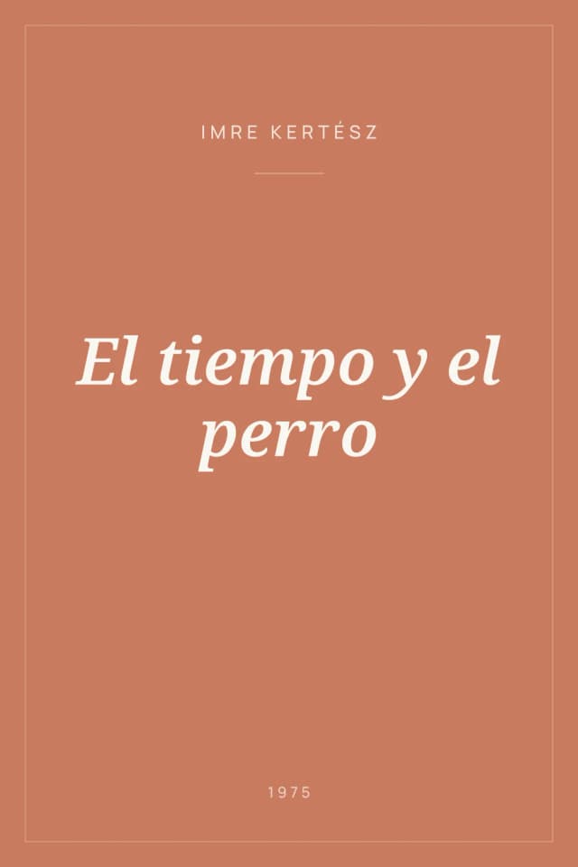 Portada de El tiempo y el perro