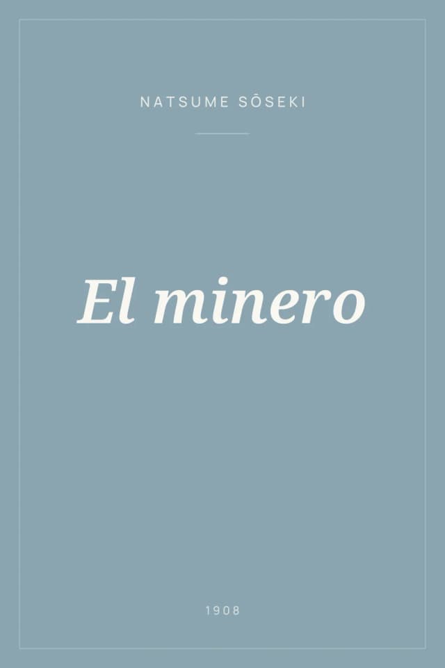 Portada de El minero