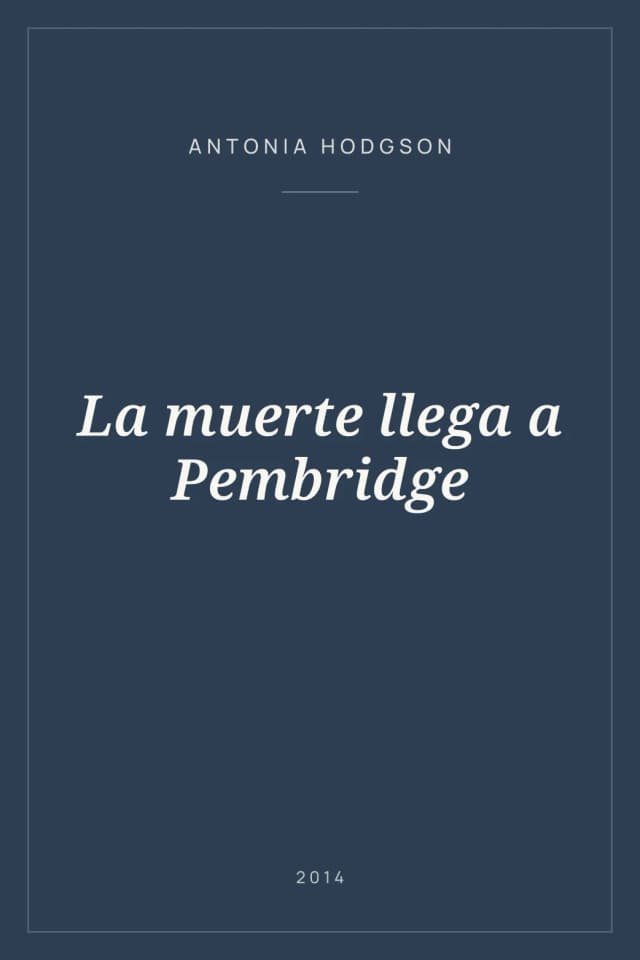 Portada de La muerte llega a Pembridge