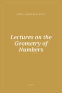 Portada de Lectures on the Geometry of Numbers