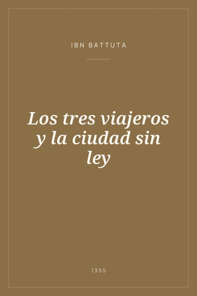 Portada de Los tres viajeros y la ciudad sin ley