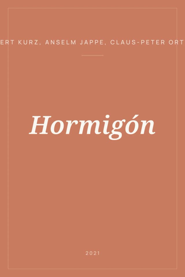 Portada de Hormigón