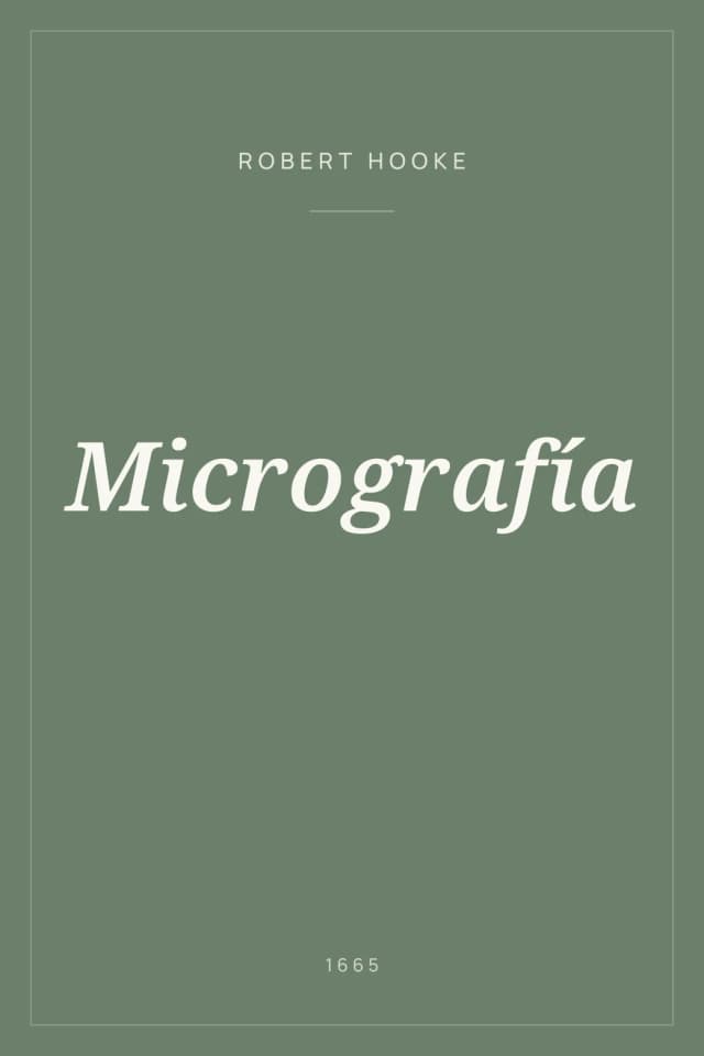 Portada de Micrografía