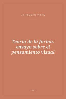 Portada de Teoría de la forma: ensayo sobre el pensamiento visual