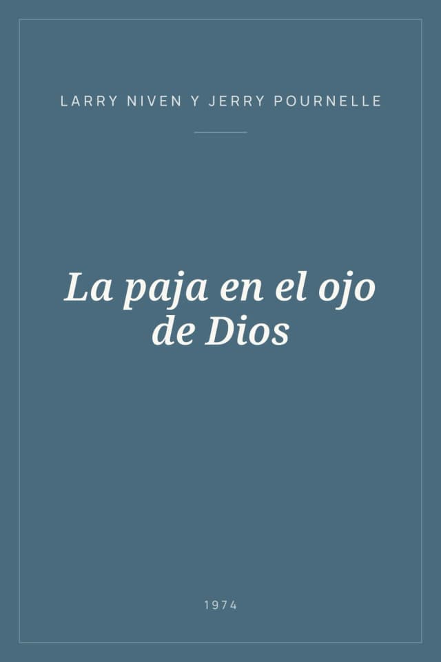 Portada de La paja en el ojo de Dios