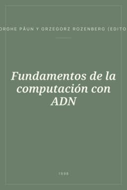 Portada de Fundamentos de la computación con ADN