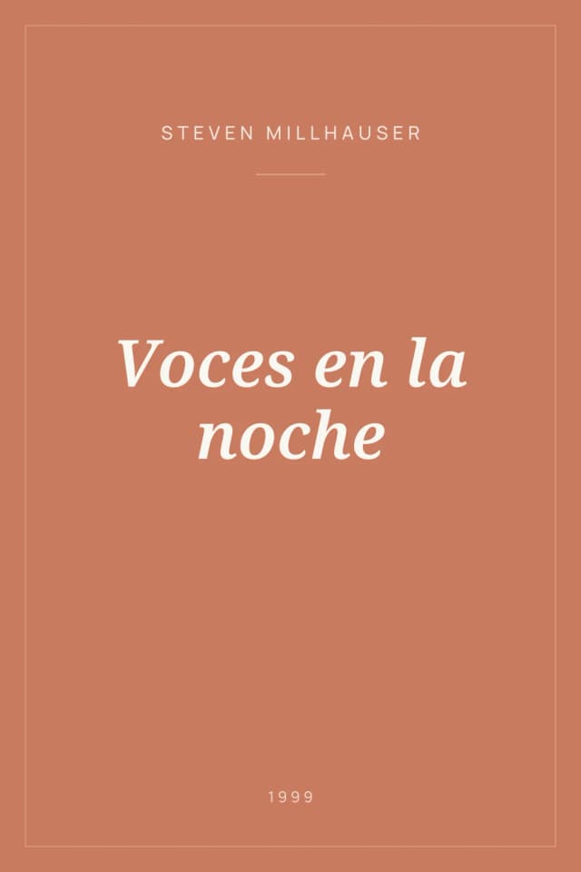 Portada de Voces en la noche