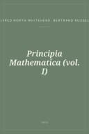 Portada de Principia Mathematica (vol. I)