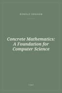 Portada de Concrete Mathematics: A Foundation for Computer Science