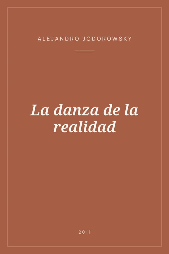 Portada de La danza de la realidad