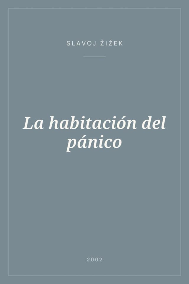 Portada de La habitación del pánico