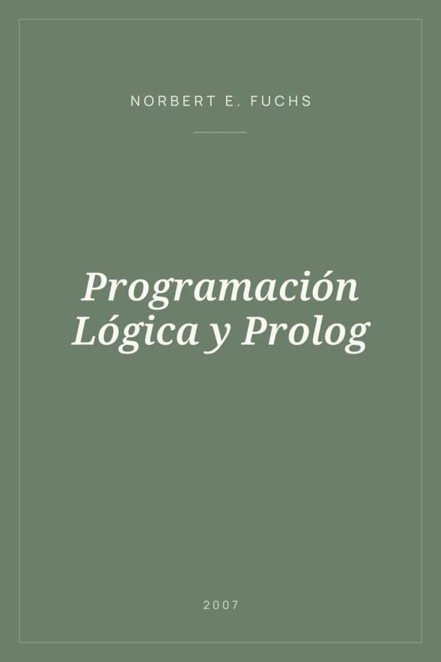 Portada de Programación Lógica y Prolog