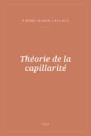 Portada de Théorie de la capillarité