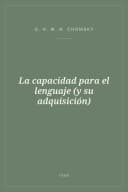Portada de La capacidad para el lenguaje (y su adquisición)