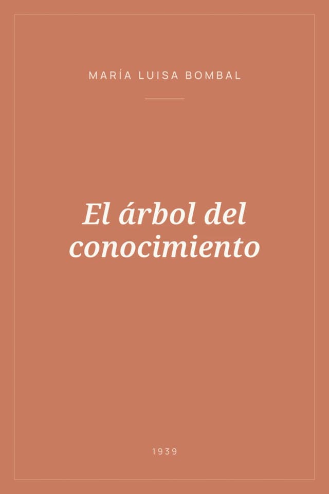 Portada de El árbol del conocimiento