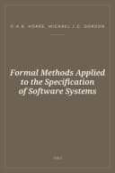Portada de Formal Methods Applied to the Specification of Software Systems