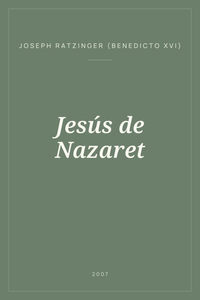 Portada de Jesús de Nazaret