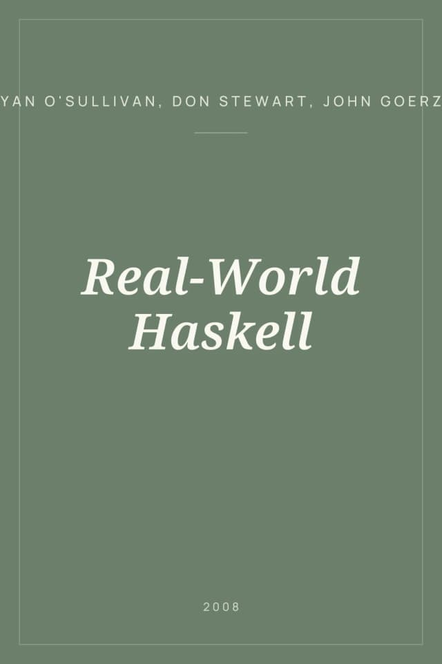 Portada de Real-World Haskell