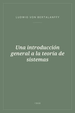 Portada de Una introducción general a la teoría de sistemas