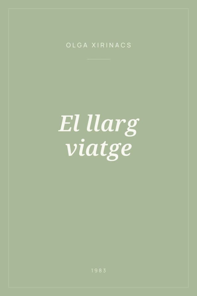 Portada de El llarg viatge