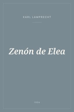 Portada de Zenón de Elea