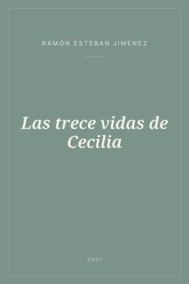 Portada de Las trece vidas de Cecilia