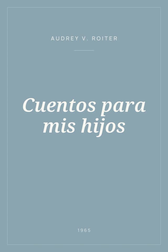 Portada de Cuentos para mis hijos